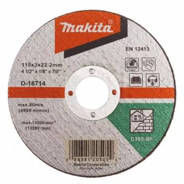 Pjovimo diskas Makita C30S, 115 mm x 3 mm x 22.23 mm