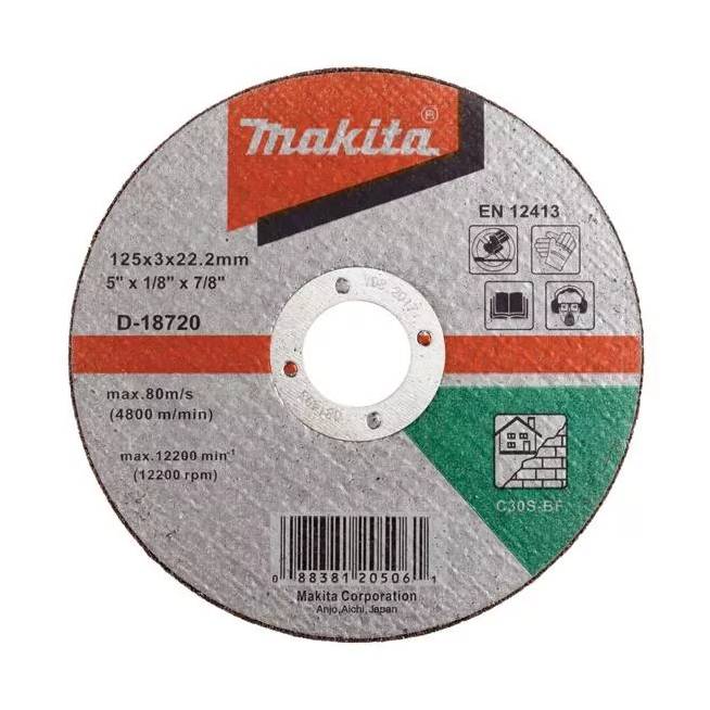 Pjovimo diskas Makita C30S, 125 mm x 3 mm x 22.2 mm