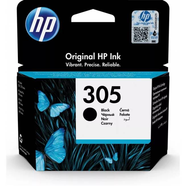 Rašalinio spausdintuvo kasetė HP 305, juoda, 2 ml