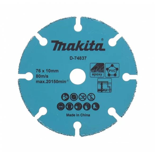 Pjovimo diskas Makita D-74837, 76 mm x 1.7 mm x 10 mm