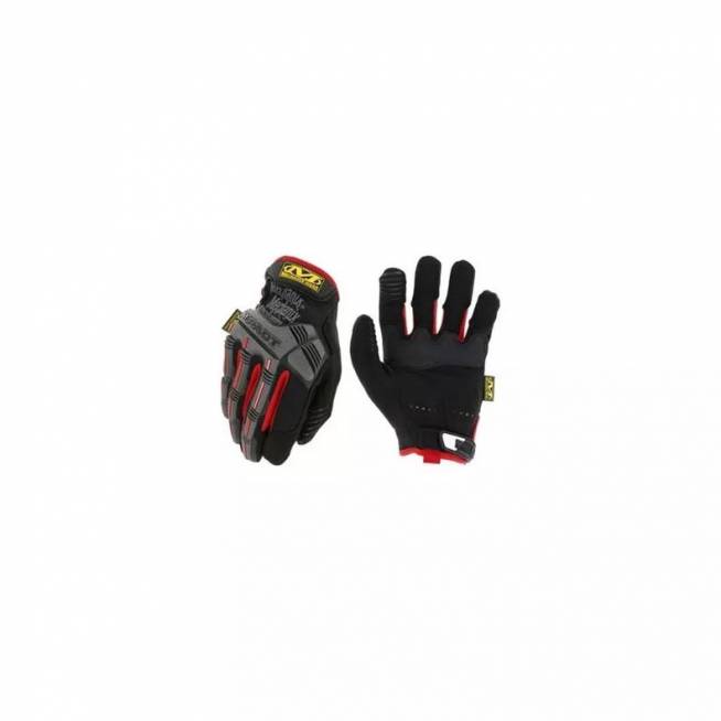 Pirštinės pirštuotos Mechanix Wear M-Pact MPT-08-009, dirbtinė oda, juoda/pilka, M