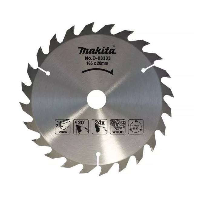 Pjovimo diskas Makita D-03333, 165 mm x 20 mm