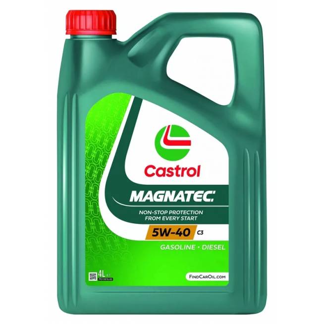 Variklių alyva Castrol Magnatec C3 5W - 40, sintetinis, lengviesiems automobiliams, 4 l