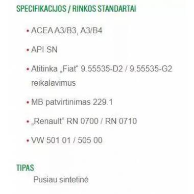 Variklių alyva Castrol GTX Ultraclean 10W - 40, pusiau sintetinis, lengviesiems automobiliams, 4 l