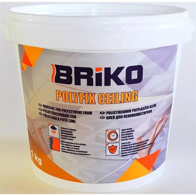 Klijai lubų dangos Briko Polyfix Ceiling, 1 kg