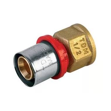 Presuojamas adapteris TDM Brass, 1 1/2 colio - Vidinis sriegis