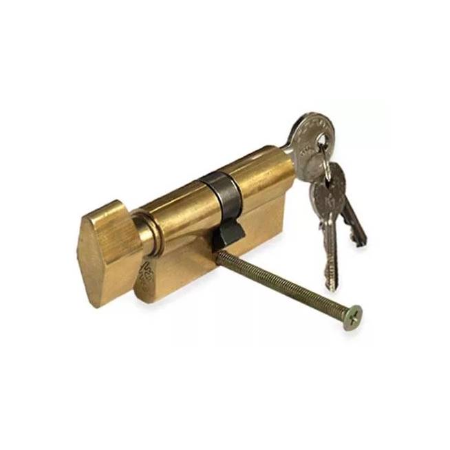 Spynos cilindras Tesa Assa Abloy 503B3030L, europinio (din) standarto, 60 mm, žalvario