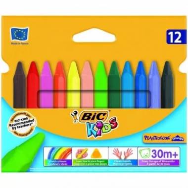 Vaškinės kreidelės Bic 8297732, 12 vnt.