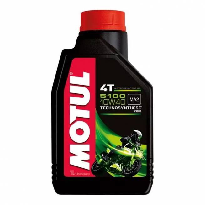 Variklių alyva Motul 5100 Ester 4T 10W - 40, pusiau sintetinis, moto technikai, 1 l