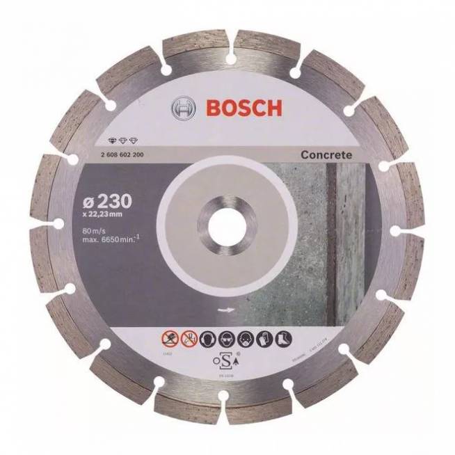 Pjovimo diskas Bosch 2608602200, 230 mm x 22.23 mm x 2.3 mm