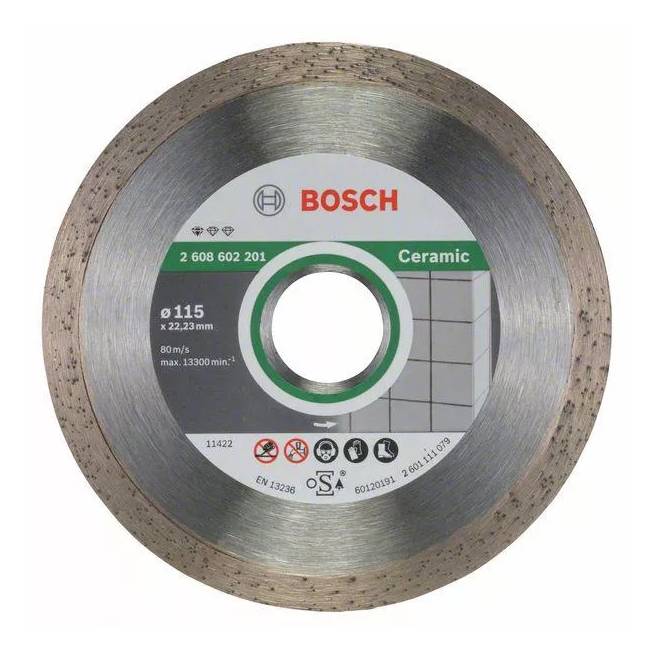 Pjovimo diskas Bosch 2608602201, 115 mm x 22.23 mm x 1.6 mm