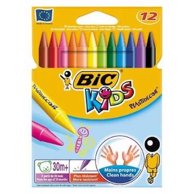 Vaškinės kreidelės Bic 920299, 12 vnt.