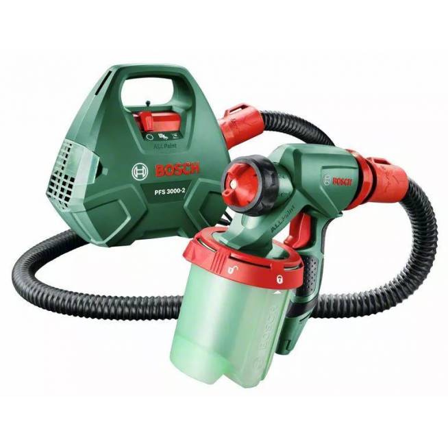 Elektrinis dažų purkštuvas Bosch Green PFS 3000-2, 650 W, 1000 ml