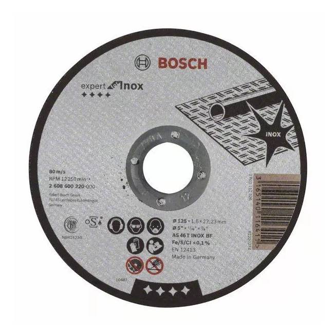 Pjovimo diskas Bosch, 125 mm x 1.6 mm x 22.23 mm