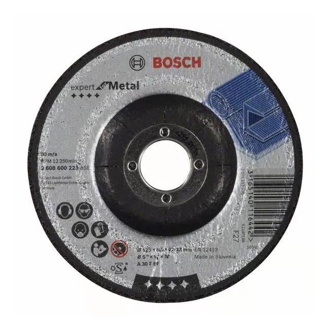 Šlifavimo diskas Bosch A30 T BF, 125 mm x 22.23 mm