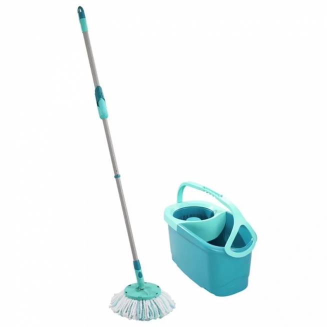 Grindų valymo rinkinys Leifheit Twist Disc Mop Ergo 1052101, šviesiai mėlynas, 6 l