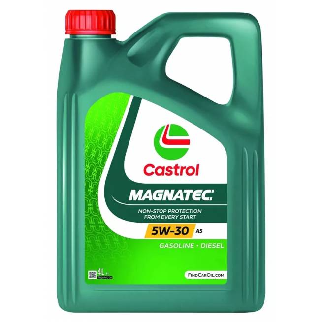 Variklių alyva Castrol Magnatec 5W - 30, sintetinis, lengviesiems automobiliams, 4 l