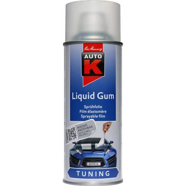 Aerozoliniai dažai Auto K Liquid Gum, 0.4 l, skaidri