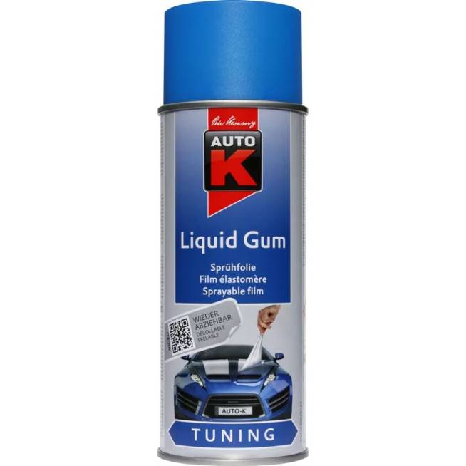 Aerozoliniai dažai Auto K Liquid Gum, 0.4 l, mėlyna