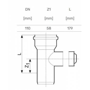 Pravala lauko kanalizacijai Magnaplast, 110 mm