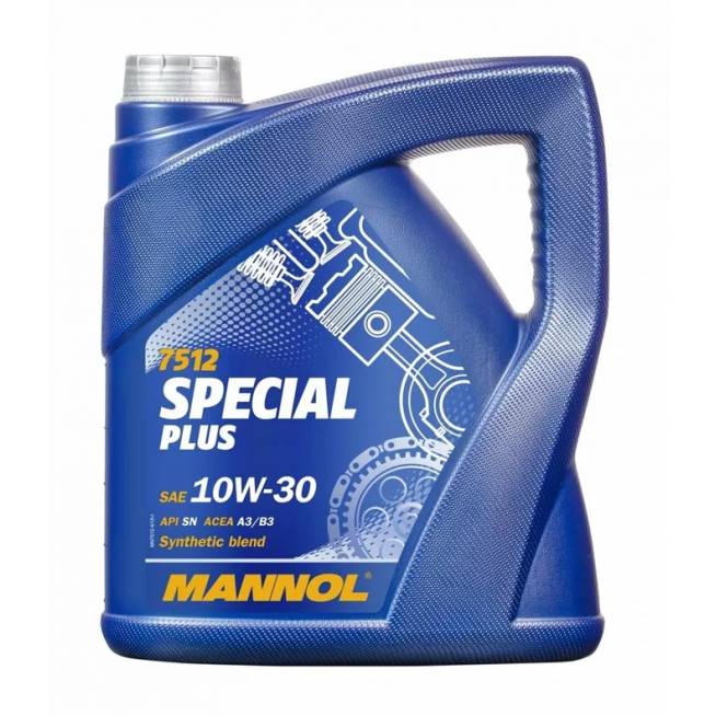 Variklių alyva Mannol Special Plus 10W - 30, pusiau sintetinis, lengviesiems automobiliams, 5 l