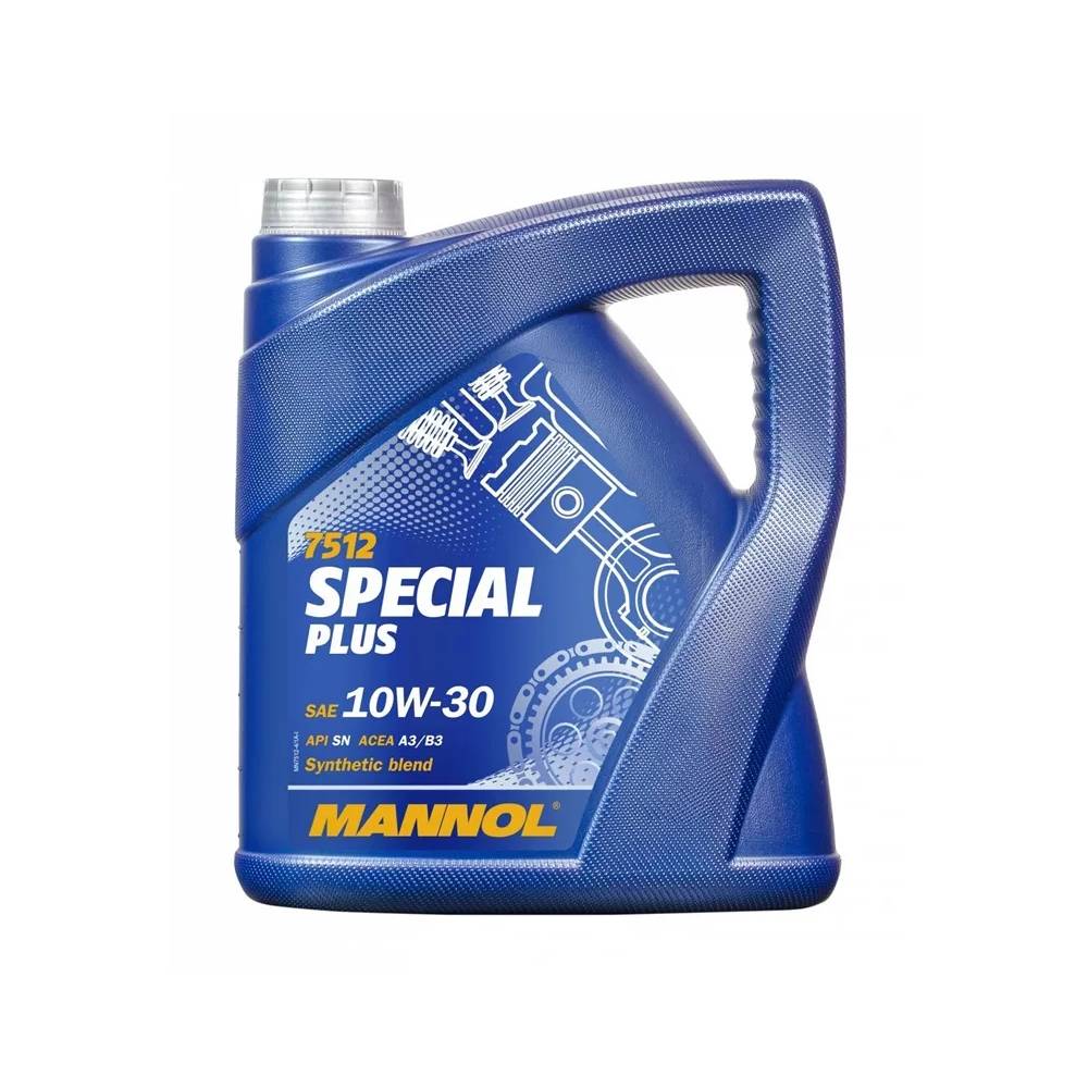 Variklių alyva Mannol Special Plus 10W - 30, pusiau sintetinis, lengviesiems automobiliams, 5 l