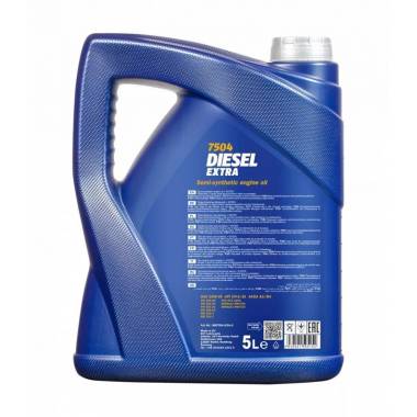 Variklių alyva Mannol Diesel Extra 10W - 40, pusiau sintetinis, lengviesiems automobiliams, 5 l