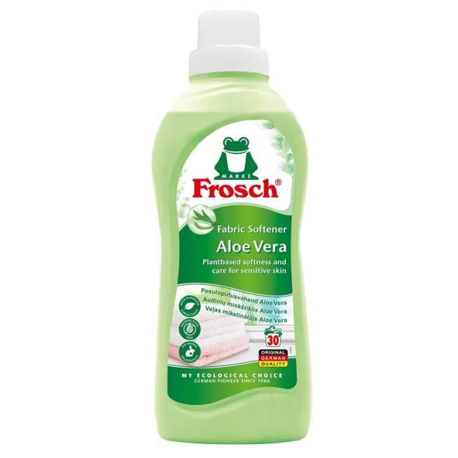 Skalbinių minkštiklis Frosch Aloe Vera, skystas, 0.75 l