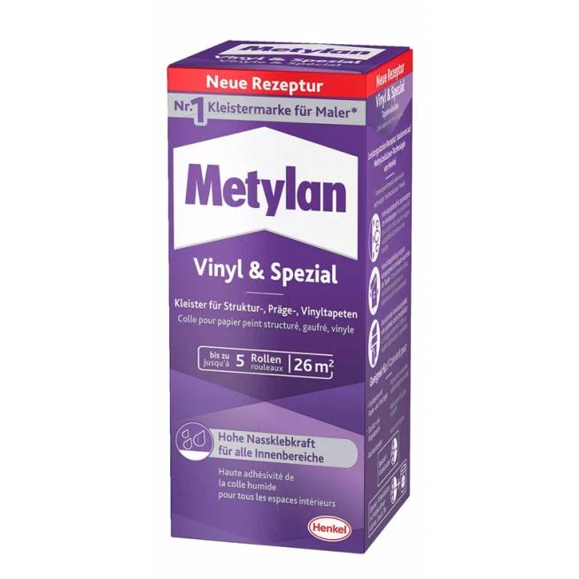 Tapetų klijai Metylan Vinyl Spezial, 0.18 kg