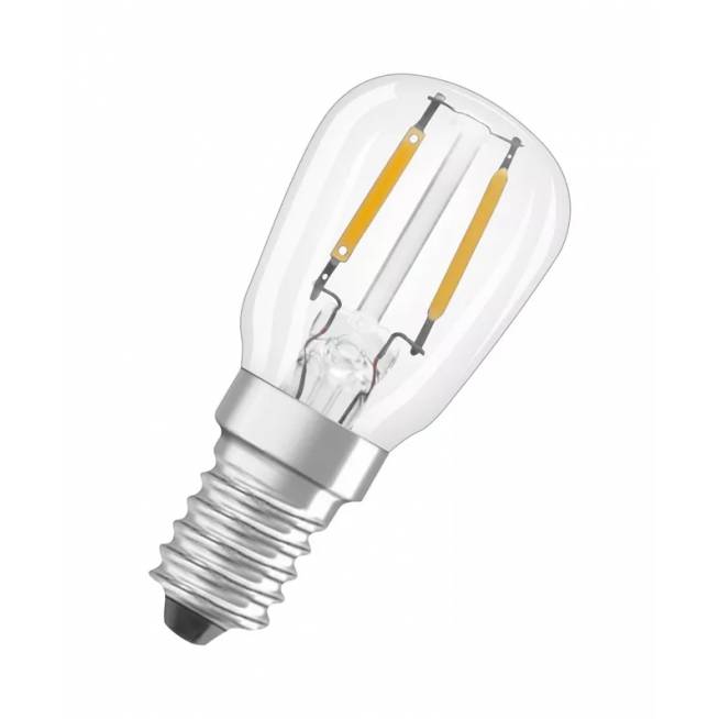 Lemputė Osram LED, T26, šiltai balta, E14, 2.2 W, 110 lm