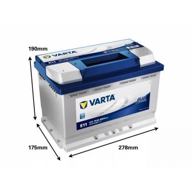 Akumuliatorius Varta BD E11, 12 V, 74 Ah, 680 A