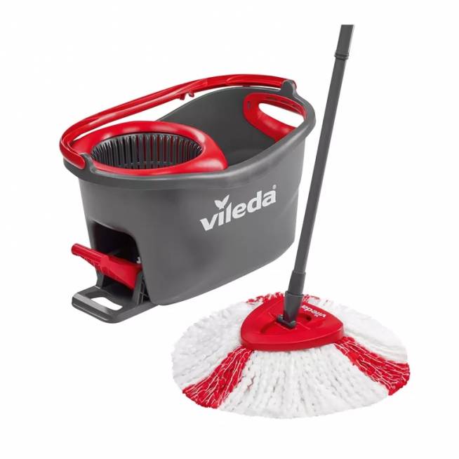 Grindų valymo rinkinys Vileda Wring & Clean VILE14773, baltas/juodas/raudonas, 6 l