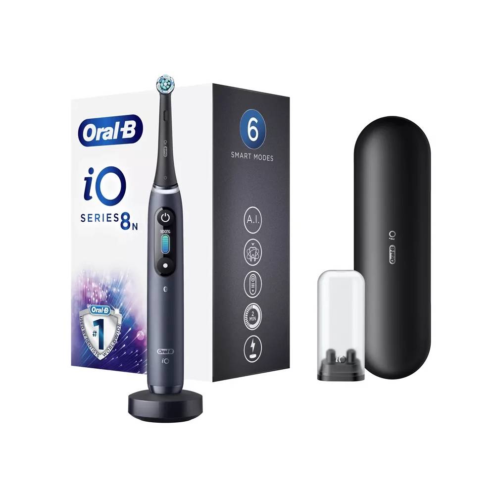 Elektrinis dantų šepetėlis Oral-B Oral-B iO Series 8, juodas