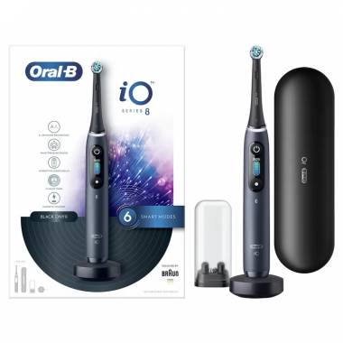 Elektrinis dantų šepetėlis Oral-B Oral-B iO Series 8, juodas