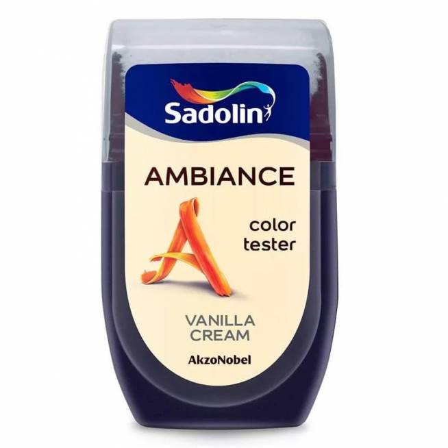 Spalvos testeris Sadolin Ambiance Color Tester, vanilla cream, 0.03 l