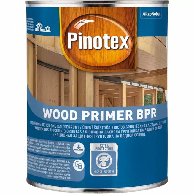 Gruntas medienos Pinotex Wood Primer, skaidri, 1 l