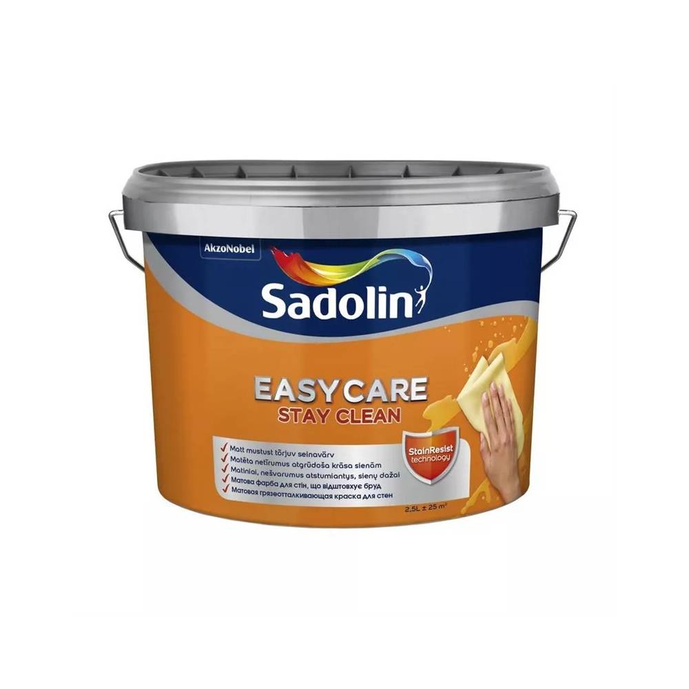 Dažai Sadolin Easycare, balta, 2.5 l