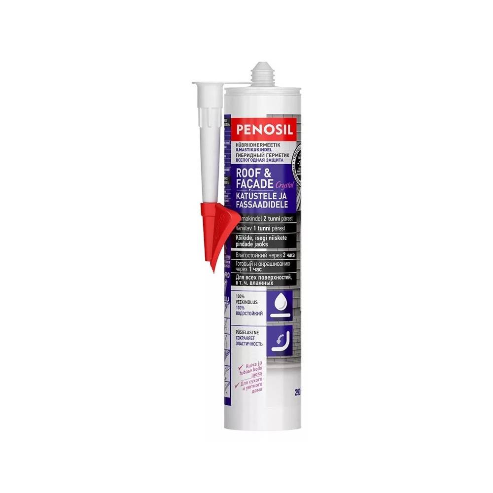 Elastingas hermetikas Penosil Roof & Facade, 0.29 l, skaidri