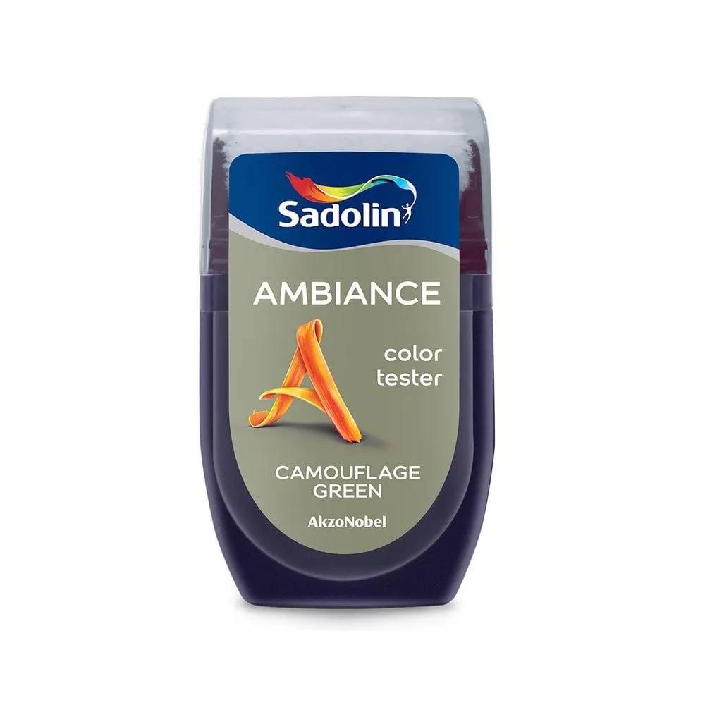 Spalvos testeris Sadolin Ambiance Color Tester, kamufliažinė žalia, 0.03 l