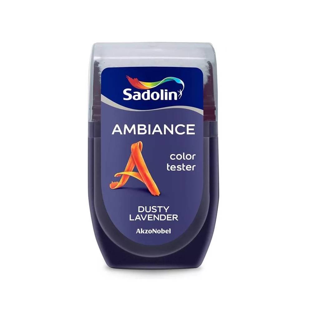 Spalvos testeris Sadolin Ambiance Color Tester, dulkėta levanda, 0.03 l