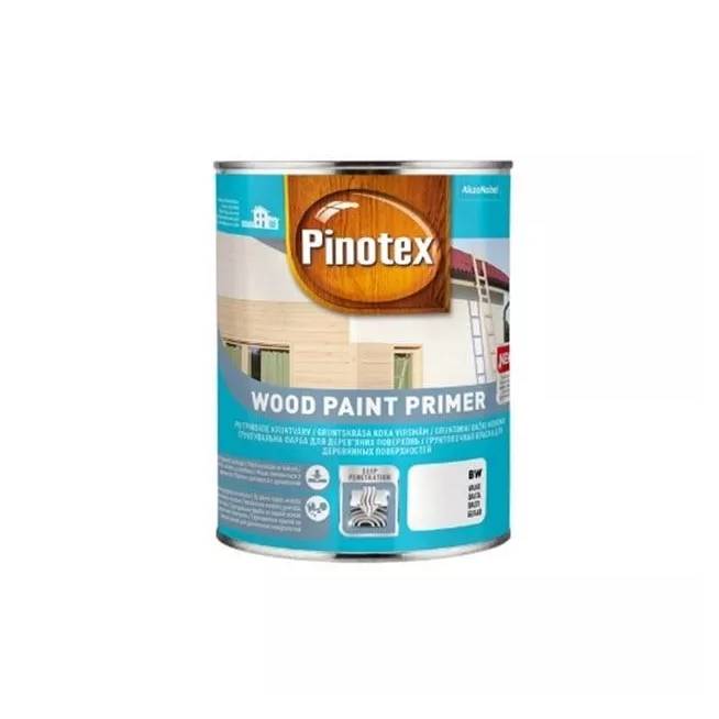 Gruntiniai dažai medienos Pinotex Wood Paint Primer, balta, 1 l