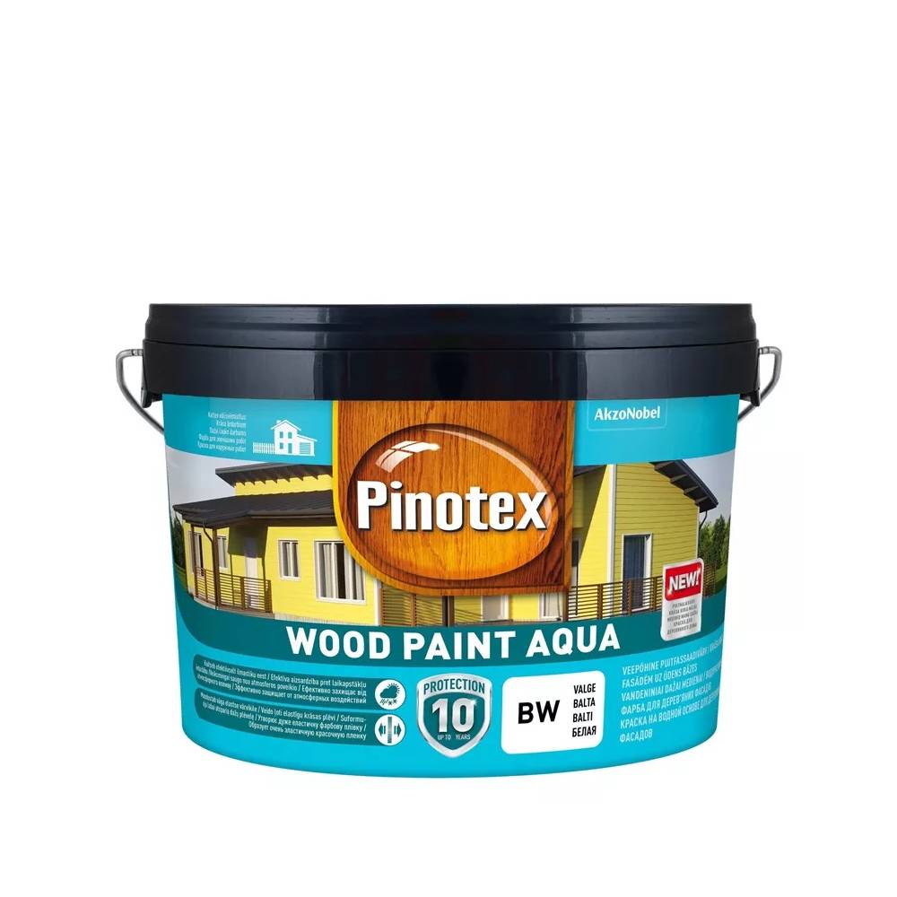 Dažai Pinotex Wood Paint Aqua, tamsiai žalia, 2.5 l