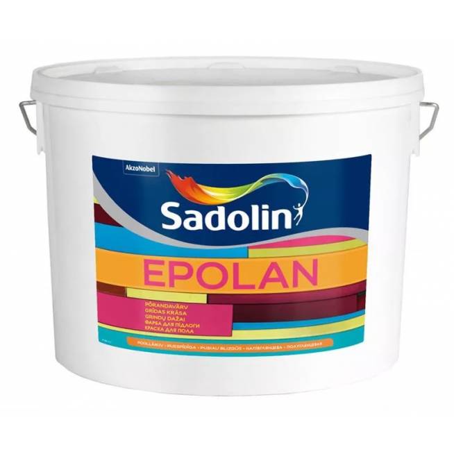 Grindų dažai Sadolin Epolan, balta, 5 l