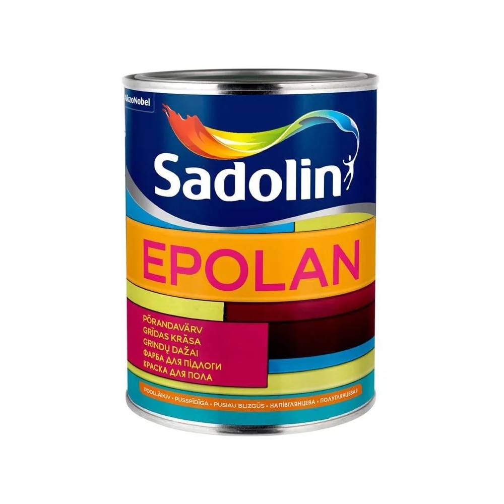 Grindų dažai Sadolin Epolan, balta, 1 l