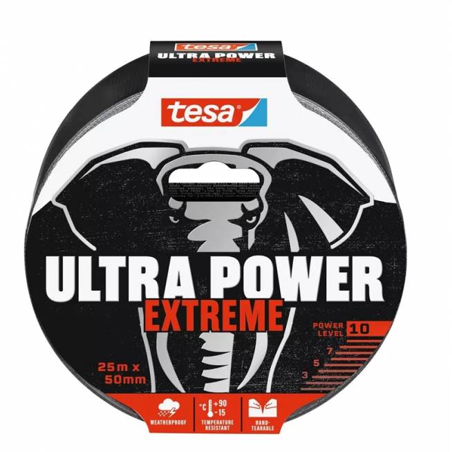 Remonto juosta Tesa Ultra Power Extreme, Vienpusė, 25 m x 5 cm