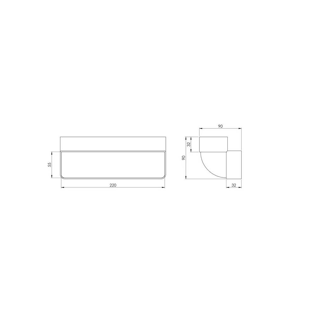 Alkūnė Europlast KLV25-90, 90 °