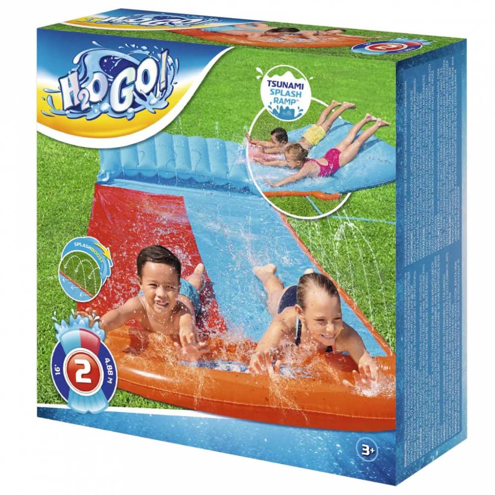 Bestway H2OGO Tsunami Splash Ramp Dviguba vandens čiuožykla