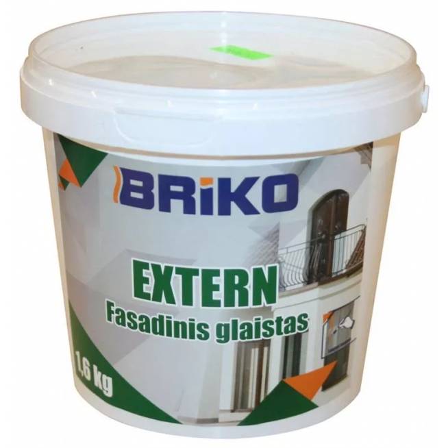 Glaistas Briko, paruoštas naudoti, balta, 1.6 l