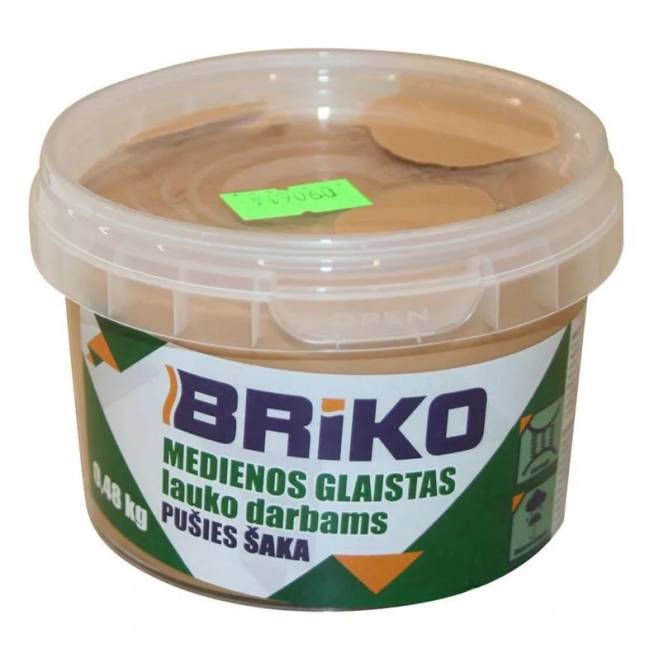 Glaistas Briko, paruoštas naudoti, pušies, 0.48 kg