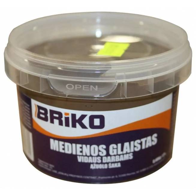 Glaistas Briko Wood Glaze, paruoštas naudoti, ąžuolo, 0.48 l